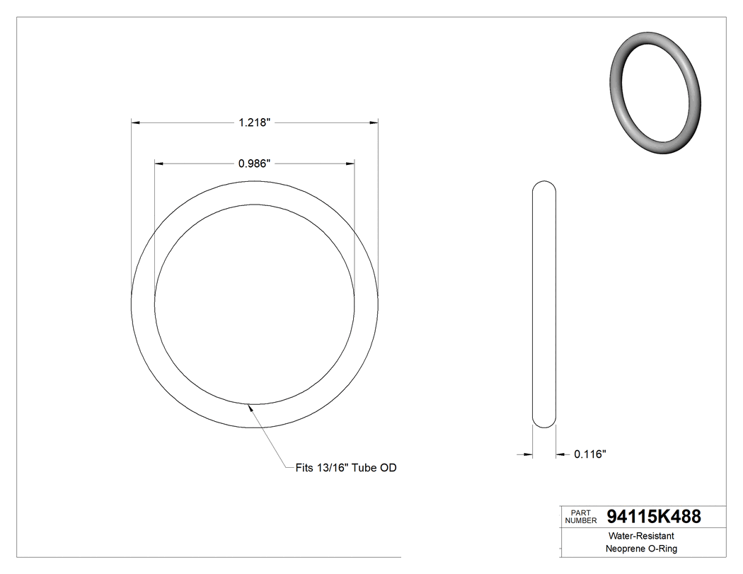 Technical drawing - 94115K488